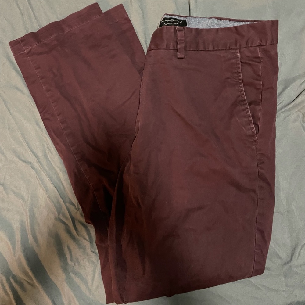 Banana Republic fulton skinny chino pants